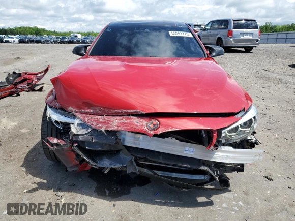 2020 BMW M4 z VIN WBS4Y9C05LFJ77020, wystawiony jako Copart lot #56002775 z przebiegiem 31 953 mil mil oraz Szkoda całkowita • Salvage title. Historia ofert i sprzedaży dostępna na DreamBid. Obrazek 5.