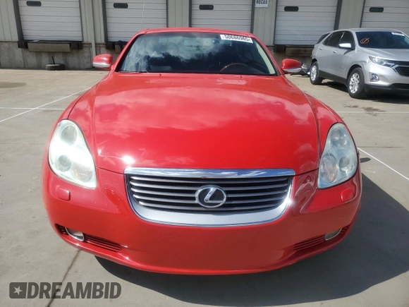 2004 Lexus SC with VIN JTHFN48Y840053532, listed as a Copart auction lot 50686965 with 244,055 mi miles and Salvage Title. Bid and sale history available at carsss.com. Image 5.