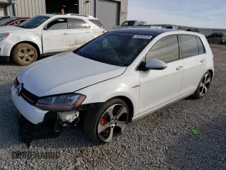 2015 Volkswagen Golf GTI Autobahn w/Performance Pkg with VIN 3VW447AU5FM056177, listed as a Copart auction lot 42242223 with 79,551 mi miles. Bid and sale history available at carsss.com. Image 1.