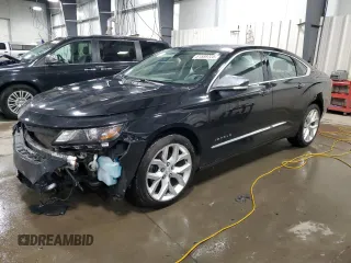 2018 Chevrolet Impala Premier with VIN 2G1125S3XJ9137398, listed as a Copart auction lot 51589725 with 223,793 mi miles and Salvage Title. Bid and sale history available at DreamBid. Image 1.