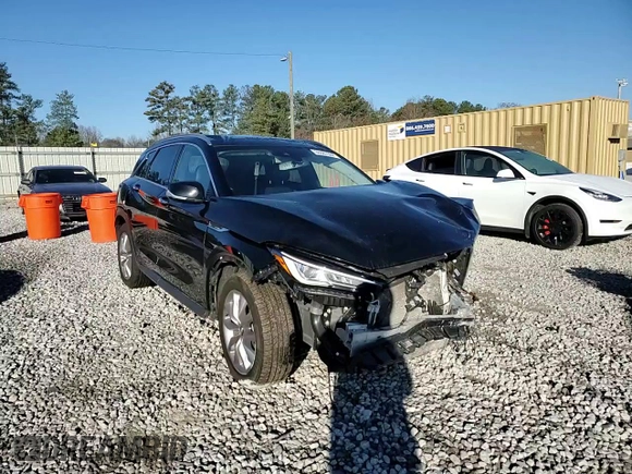 2022 Infiniti QX50 LUXE with VIN 3PCAJ5BA9NF122319, listed as a Copart auction lot 86087084 with 37,553 mi miles and Salvage Title. Bid and sale history available at carsss.com. Image 14.