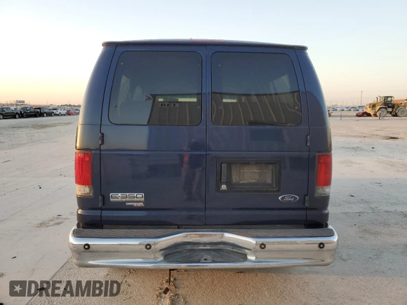 2007 Ford Econoline Passenger XL with VIN 1FBNE31L67DB23312, listed as a Copart auction lot 48683305 with 189,129 mi miles and Salvage Title. Bid and sale history available at carsss.com. Image 6.