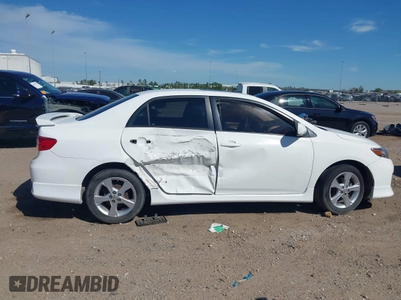 2011 Toyota Corolla L with VIN 2T1BU4EE7BC732417, listed as a IAAI auction lot 41780487 with 116,765 mi miles. Bid and sale history available at carsss.com. Image 13.
