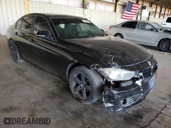 2013 BMW 3 Series 328i with VIN WBA3C1G59DNR45630, listed as a Copart auction lot 54444305 with 105,053 mi miles and Salvage Title. Bid and sale history available at carsss.com. Image 4.
