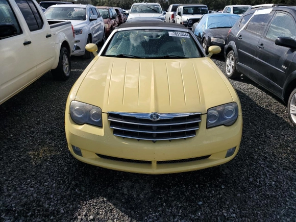 2008 Chrysler Crossfire Limited with VIN 1C3LN65L28X075729, listed as a Copart auction lot 78510044 with 46,216 mi miles and Salvage Title. Bid and sale history available at carsss.com. Image 5.