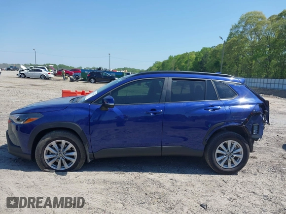2023 Toyota Corolla Cross LE with VIN 7MUCAAAG8PV065431, listed as a IAAI auction lot 42031958 with 25,000 mi miles and . Bid and sale history available at DreamBid. Image 15.