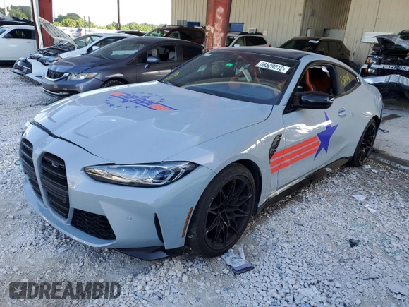 2021 BMW M4 Competition with VIN WBS33AZ05MCH43508, listed as a Copart auction lot 66529012 with 10,849 mi miles. Bid and sale history available at carsss.com. Image 2.