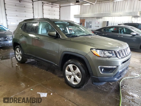 2019 Jeep Compass Latitude with VIN 3C4NJDBB3KT648124, listed as a Copart auction lot 61092435 with 52,185 mi miles and Clean title. Bid and sale history available at DreamBid. Image 4.