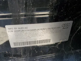 2006 Audi S4 z VIN WAUGL78E56A198119, wystawiony jako Copart lot #57002215 z przebiegiem Nie podano mil oraz Szkoda całkowita • Salvage title. Historia ofert i sprzedaży dostępna na DreamBid. Obrazek 13.