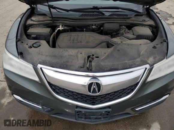 2014 Acura MDX Technology with VIN 5FRYD4H48EB027573, listed as a Copart auction lot 58791185 with 172,694 mi miles and Salvage title. Bid and sale history available at DreamBid. Image 12.