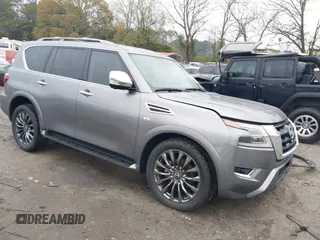 2022 Nissan Armada Platinum with VIN JN8AY2DA1N9393526, listed as a IAAI auction lot 40959780 with 70,000 mi miles. Bid and sale history available at carsss.com. Image 1.