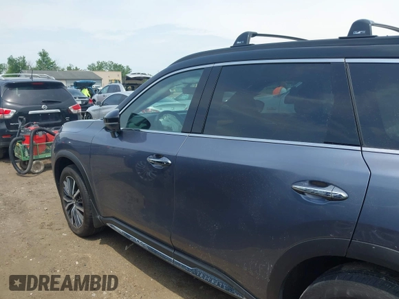2023 Infiniti QX60 Autograph with VIN 5N1DL1HU6PC374316, listed as a IAAI auction lot 42554850 with 40,023 mi miles and . Bid and sale history available at DreamBid. Image 14.