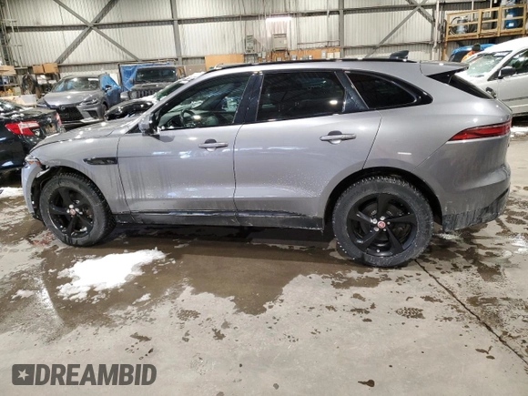 2021 Jaguar F-Pace S with VIN SADCJ2EX9MA683249, listed as a Copart auction lot 45011085 with 98,463 mi miles and Salvage title. Bid and sale history available at DreamBid. Image 2.