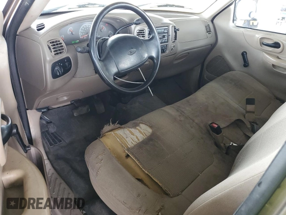 2002 Ford F-150 XL with VIN 1FTRF17W62NB40159, listed as a Copart auction lot 49010765 with 166,719 mi miles and Salvage Title. Bid and sale history available at carsss.com. Image 8.