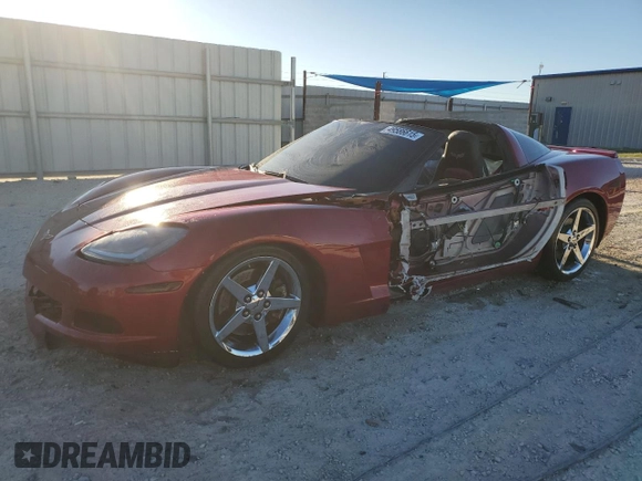 2008 Chevrolet Corvette with VIN 1G1YY26W785121604, listed as a Copart auction lot 49586615 with 75,865 mi miles and Salvage Title. Bid and sale history available at carsss.com. Image 1.