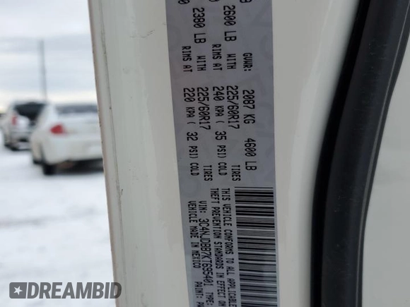 2019 Jeep Compass Latitude с VIN 3C4NJDBB7KT695401, выставлен на аукционе Copart как лот 87839655 с пробегом 121 437 миль миль и Списание • Salvage title. История ставок и продаж доступна на DreamBid. Изображение 13.