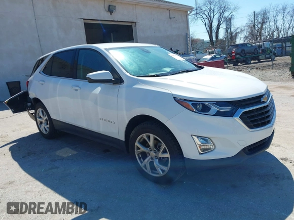 2020 Chevrolet Equinox LT z VIN 3GNAXKEV4LS732572, wystawiony jako IAAI lot #41879305 z przebiegiem 50 036 mil mil oraz . Historia ofert i sprzedaży dostępna na DreamBid. Obrazek 1.