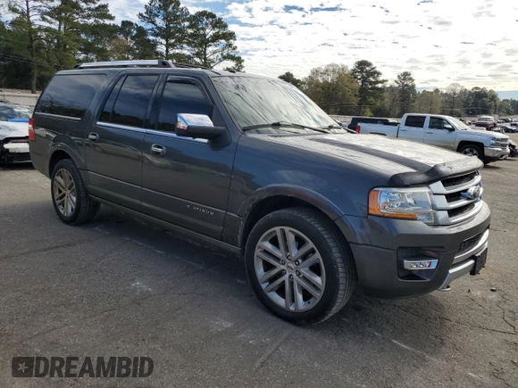 2017 Ford Expedition EL Platinum with VIN 1FMJK1MT9HEA49295, listed as a Copart auction lot 87801575 with 145,798 mi miles and Salvage Title. Bid and sale history available at carsss.com. Image 4.