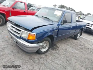 1997 Ford Ranger XL with VIN 1FTCR14U2VTA78677, listed as a IAAI auction lot 41584486 with 287,480 mi miles. Bid and sale history available at carsss.com. Image 2.