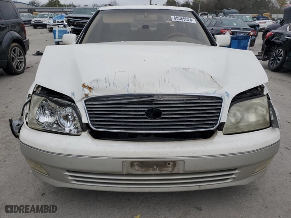 1998 Lexus LS 400 Luxury Sdn with VIN JT8BH28F5W0130899, listed as a Copart auction lot 80589624 with 264,056 mi miles and Clean Title. Bid and sale history available at carsss.com. Image 5.