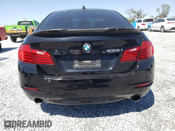 2015 BMW 5 Series 535i with VIN WBA5B1C55FD919164, listed as a Copart auction lot 49469685 with 117,610 mi miles and Clean Title. Bid and sale history available at carsss.com. Image 6.
