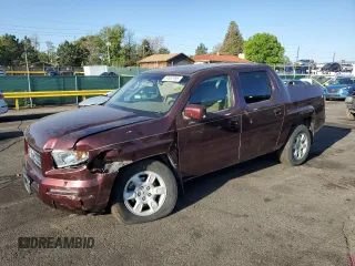 2007 Honda Ridgeline RTL with VIN 2HJYK16547H512822, listed as a Copart auction lot 57857995 with 134,437 mi miles and Salvage title. Bid and sale history available at DreamBid. Image 1.