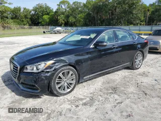2020 Genesis G80 3.8L z VIN KMTFN4JE5LU332625, wystawiony jako Copart lot #61812305 z przebiegiem 25 131 mil mil oraz Szkoda całkowita • Salvage title. Historia ofert i sprzedaży dostępna na DreamBid. Obrazek 1.