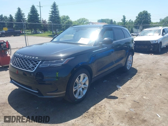 2019 Land Rover Range Rover Velar S z VIN SALYB2EXXKA215597, wystawiony jako IAAI lot #42577983 z przebiegiem 84 006 mil mil oraz . Historia ofert i sprzedaży dostępna na DreamBid. Obrazek 2.