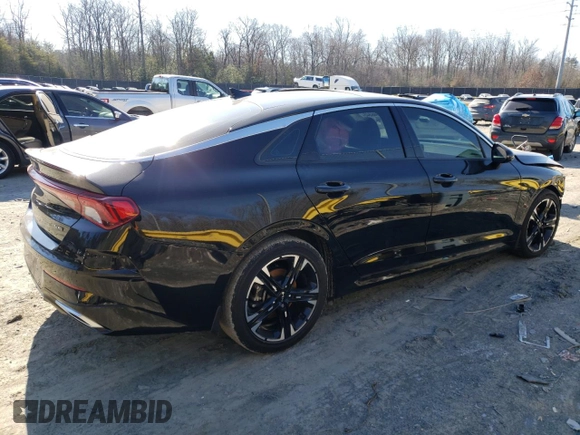 2022 Kia K5 GT-Line z VIN 5XXG64J28NG099211, wystawiony jako Copart lot #46346345 z przebiegiem 132 655 mil mil oraz Szkoda całkowita • Salvage title. Historia ofert i sprzedaży dostępna na DreamBid. Obrazek 3.