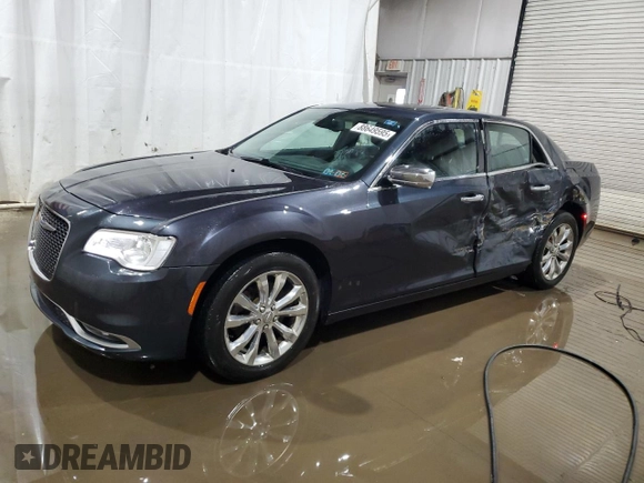 2017 Chrysler 300 with VIN 2C3CCAKG9HH565492, listed as a Copart auction lot 88649595 with 122,790 mi miles and Salvage Title. Bid and sale history available at carsss.com. Image 1.