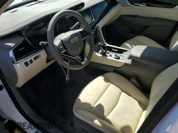 2024 Cadillac XT6 FWD Premium Luxury with VIN 1GYKPCRS6RZ735398, listed as a Copart auction lot 73658144 with 0 mi miles and Salvage Title. Bid and sale history available at carsss.com. Image 7.