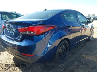 2016 Hyundai Elantra SE with VIN 5NPDH4AE1GH655759, listed as a IAAI auction lot 41721601 with 152,787 mi miles. Bid and sale history available at carsss.com. Image 4.