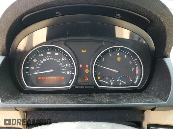 2008 BMW X3 3.0si with VIN WBXPC934X8WJ11188, listed as a Copart auction lot 59432445 with 104,232 mi miles and Clean title. Bid and sale history available at DreamBid. Image 9.