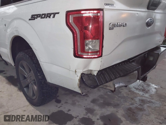 2015 Ford F-150 XL with VIN 1FTEX1C84FKF19753, listed as a IAAI auction lot 41561147 with 170,675 mi miles. Bid and sale history available at carsss.com. Image 6.