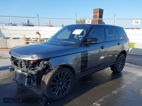 2016 Land Rover Range Rover Supercharged with VIN SALGS2EF7GA266291, listed as a IAAI auction lot 41992953 with 69,722 mi miles and . Bid and sale history available at DreamBid. Image 19.