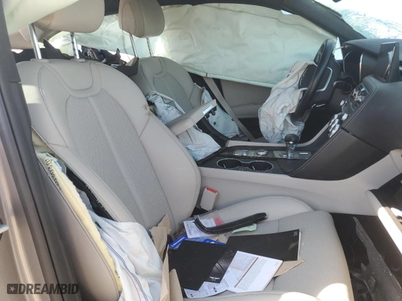 2022 Genesis G70 2.0T with VIN KMTG34TA7NU102821, listed as a Copart auction lot 42643985 with 62,263 mi miles and Salvage Title. Bid and sale history available at carsss.com. Image 7.