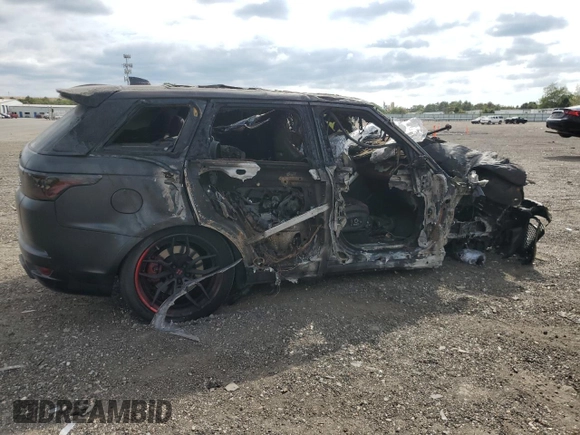 2019 Land Rover Range Rover Sport SVR with VIN SALWZ2SE0KA843965, listed as a Copart auction lot 71343524 with Not Provided miles and Non Repairable. Bid and sale history available at DreamBid. Image 3.