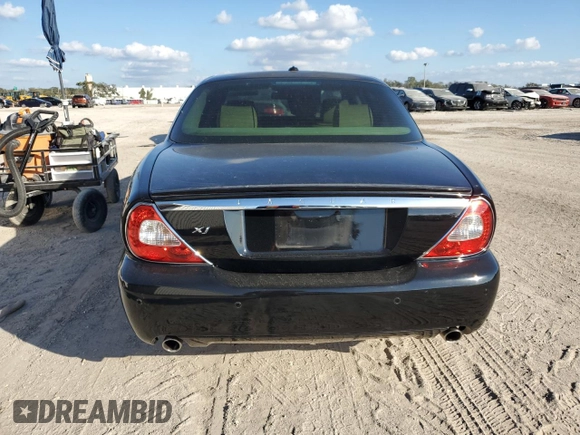2008 Jaguar XJ with VIN SAJWA79B98SH29042, listed as a Copart auction lot 43599575 with Not Provided miles and Salvage Title. Bid and sale history available at carsss.com. Image 6.