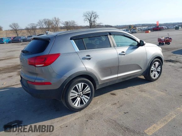 2014 Kia Sportage EX with VIN KNDPC3AC6E7662759, listed as a IAAI auction lot 41887950 with 150,000 mi miles and . Bid and sale history available at DreamBid. Image 4.