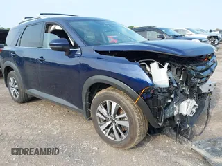 2024 Nissan Pathfinder SL with VIN 5N1DR3CC2RC312245, listed as a IAAI auction lot 42475984 with 3,602 mi miles and . Bid and sale history available at DreamBid. Image 1.