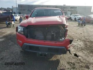 2022 Nissan Frontier S with VIN 1N6ED1EK4NN668837, listed as a Copart auction lot 45220995 with 35,300 mi miles and Salvage title. Bid and sale history available at DreamBid. Image 5.