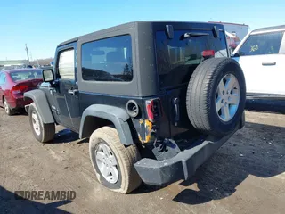 2014 Jeep Wrangler Sport with VIN 1C4AJWAG1EL314651, listed as a IAAI auction lot 41881814 with 222,483 mi miles and . Bid and sale history available at carsss.com. Image 3.