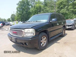 2002 GMC Yukon Denali z VIN 1GKEK63U82J189550, wystawiony jako IAAI lot #42416885 z przebiegiem 209 115 mil mil oraz . Historia ofert i sprzedaży dostępna na DreamBid. Obrazek 2.