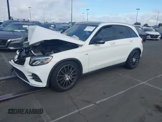 2017 Mercedes-Benz GLC with VIN WDC0G6EB1HV007623, listed as a IAAI auction lot 41476672 with 30,435 mi miles. Bid and sale history available at carsss.com. Image 2.
