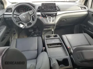 2025 Honda Odyssey EX-L with VIN 5FNRL6H64SB022808, listed as a Copart auction lot 88758565 with 6 mi miles and Salvage Title. Bid and sale history available at carsss.com. Image 8.