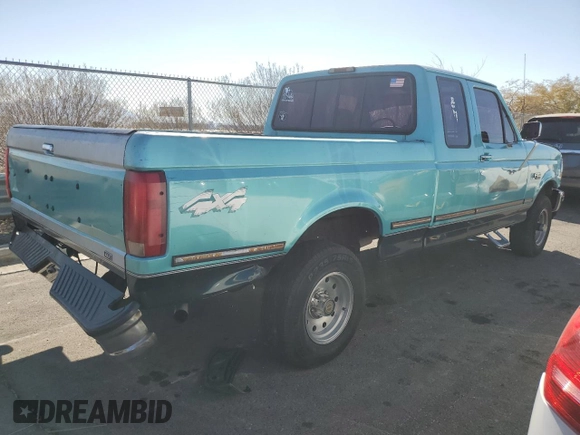 1994 Ford F-150 with VIN 1FTEX14N5RKA79311, listed as a Copart auction lot 43459685 with 301,235 mi miles and Salvage Title. Bid and sale history available at carsss.com. Image 3.