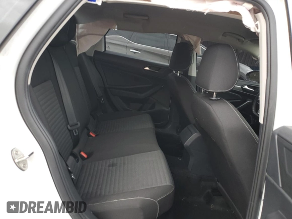 2024 Volkswagen Jetta S with VIN 3VW5M7BU2RM068794, listed as a Copart auction lot 55242115 with 16,952 mi miles and Salvage title. Bid and sale history available at DreamBid. Image 10.