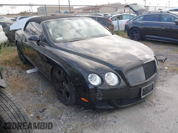 2007 Bentley Continental GT with VIN SCBDR33W67C046257, listed as a IAAI auction lot 41661440 with 54,229 mi miles and . Bid and sale history available at DreamBid. Image 1.