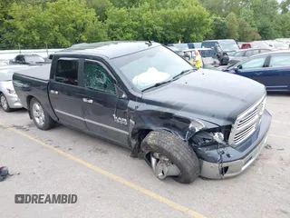 2018 Ram 1500 Big Horn with VIN 3C6RR7LT9JG230152, listed as a IAAI auction lot 40124859 with 120,700 mi miles. Bid and sale history available at carsss.com. Image 1.