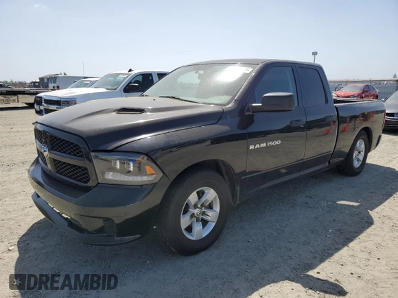 2012 Ram 1500 ST with VIN 1C6RD6FP6CS169507, listed as a Copart auction lot 53720085 with 231,822 mi miles and Salvage title. Bid and sale history available at DreamBid. Image 1.